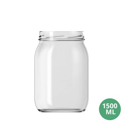 Şişecam 1500 ML Cam Kavanoz Cam Gıda Uyumlu Kavanoz 1500mL TO100 [168499]