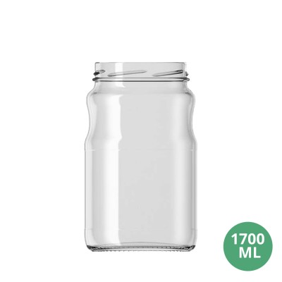 Şişecam 1700 ML Cam Kavanoz Cam Gıda Uyumlu Kavanoz 1700mL TO100 [150199]