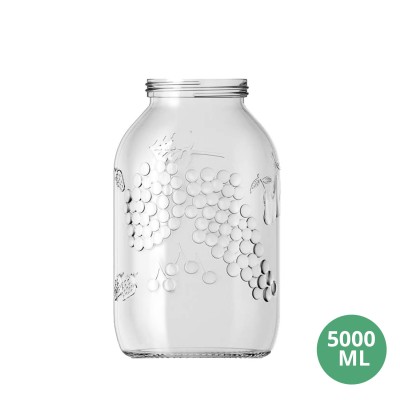 Şişecam 5000 ML Cam Kavanoz Cam Gıda Uyumlu Kavanoz 5000mL VD100 [181899]