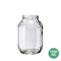 Toptan 1500 ML Cam Kavanoz Cam Gıda Uyumlu Kavanoz 1500mL TO82 [Via]