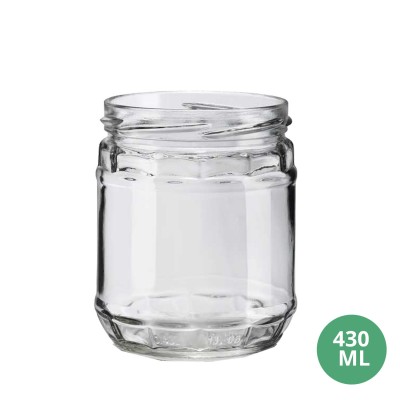 Toptan 430 ML Cam Kavanoz Cam Gıda Uyumlu Kavanoz 430mL TO82 [Via]