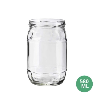 Toptan 580 ML Cam Kavanoz Cam Gıda Uyumlu Kavanoz 580mL TO82 [Via]