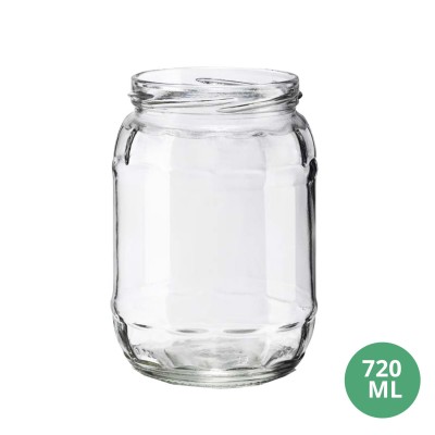 Toptan 720 ML Cam Kavanoz Cam Gıda Uyumlu Kavanoz 720mL TO82 [Via]