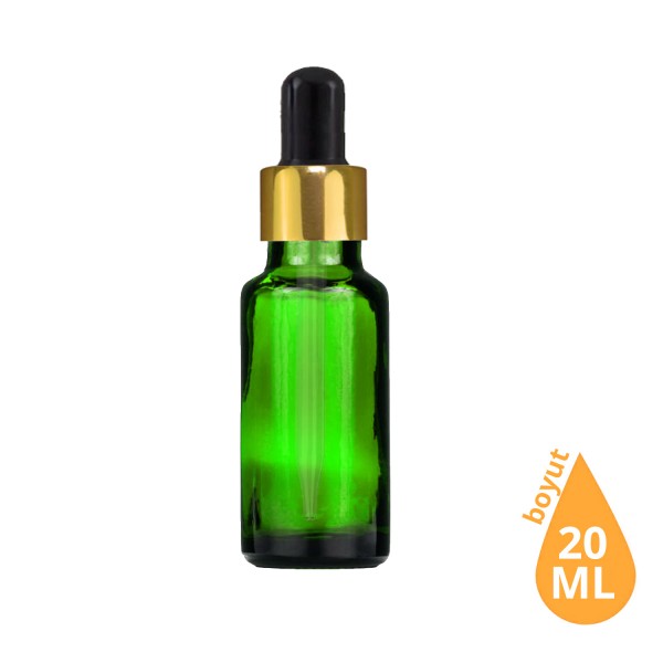 Toptan 20 ML Yeşil Cam Damlalıklı Dropper Şişe Altın (Gold) Siyah Cam Damlalıklı Takım Toptan 20 ML Yeşil Cam Damlalıklı Dropper Şişe Altın (Gold) Siyah Cam Damlalıklı Takım