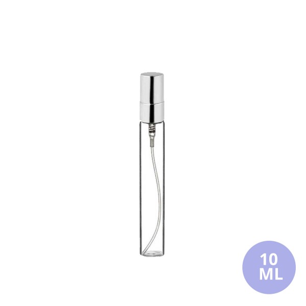 10 ML Toptan Sprey Tüp Gümüş Vidalı Set Cam Parfüm Şişesi 202