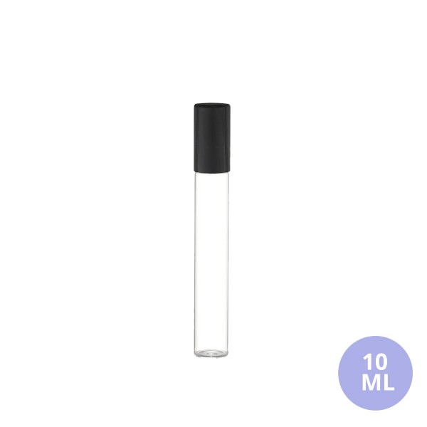 10 ML Toptan Sprey Tüp Siyah Vidalı Set Cam Parfüm Şişesi 228