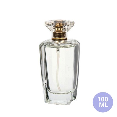 100 ML Toptan Monalisa Kapatmalı Sade Cam Parfüm Şişesi 206