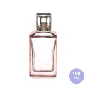 100 ML Toptan Prizma Kapatmalı Pembe Set Cam Parfüm Şişesi 150