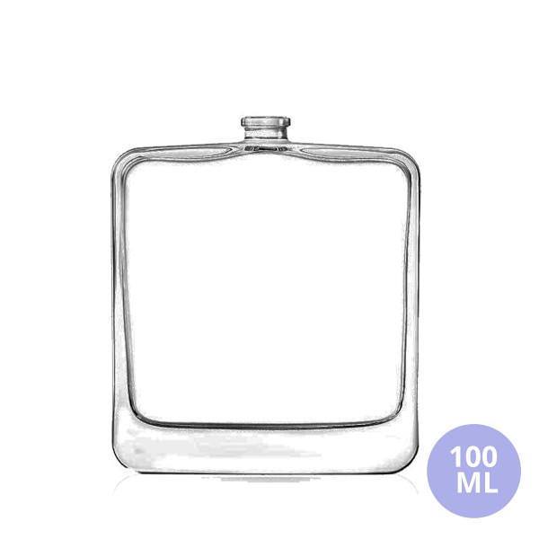 100 ML Toptan Venüs Kapatmalı Cam Parfüm Şişesi 207