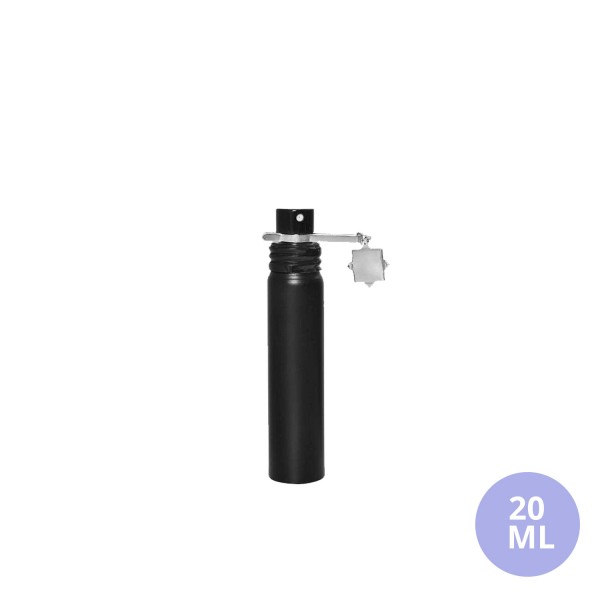 20 ML Toptan Talia Vidalı Siyah Set Cam Parfüm Şişesi 235