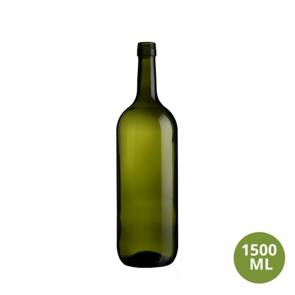 Şişecam 1500 ML Şarap / Alkol Cam Şişe Bordelesa-S 1500mL US31