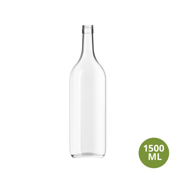 Şişecam 1500 ML Şarap / Alkol Cam Şişe Bordo 1500mL FS31 [833599]