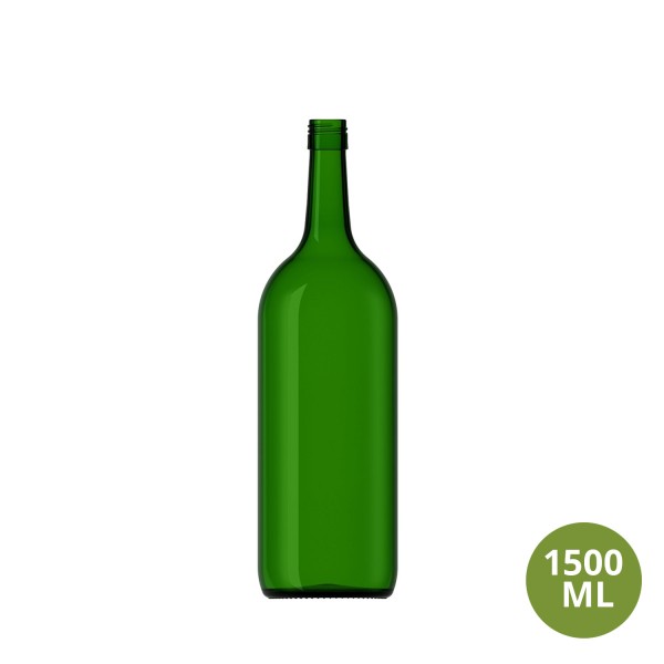 Şişecam 1500 ML Şarap / Alkol Cam Şişe Bordo 1500mL GS30 [520499]