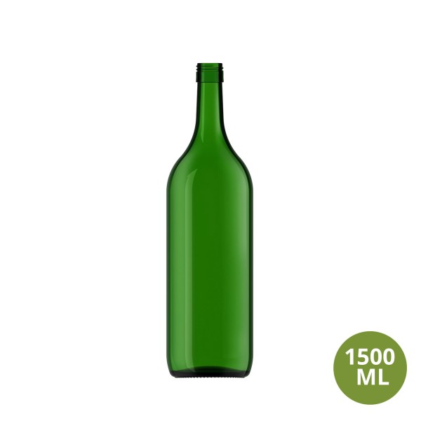 Şişecam 1500 ML Şarap / Alkol Cam Şişe Bordo 1500mL GS31 [833599]