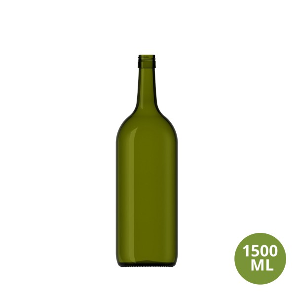 Şişecam 1500 ML Şarap / Alkol Cam Şişe Bordo 1500mL US30 [520499]