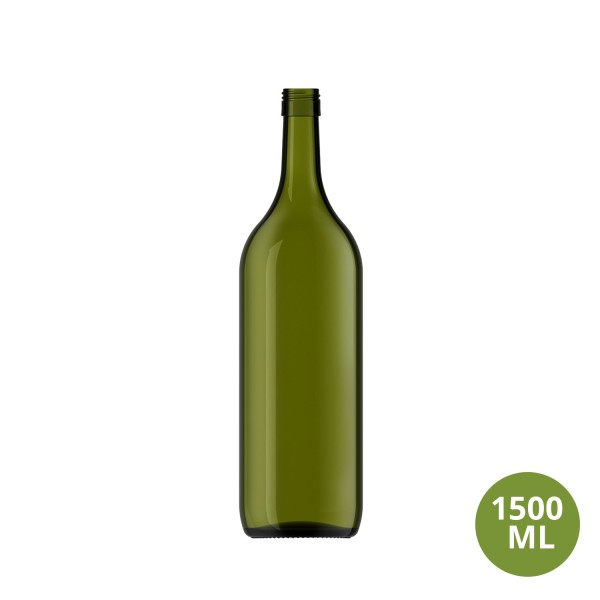 Şişecam 1500 ML Şarap / Alkol Cam Şişe Bordo 1500mL US31 [833599]
