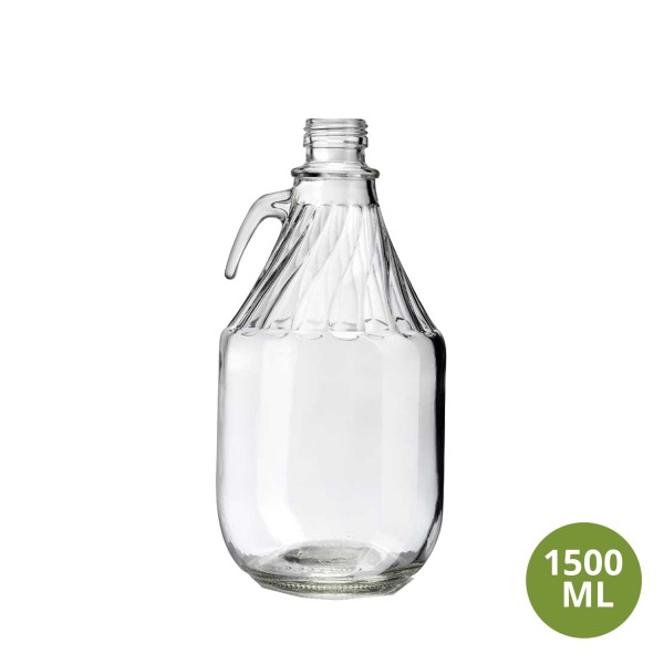 Şişecam 1500 ML Şarap / Alkol Cam Şişe Demijohn 1500ml FS35