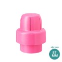 Toptan Plastik Düz Pembe Yumuşatıcı Kapağı 57 MM Ağız 