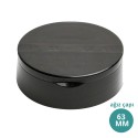 Toptan 63MM Fliptop Siyah Kapak 63MM Ağız Çaplı 009