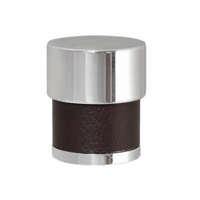 Toptan Deriden Kapak Kahverengi-Gümüş Parfum Kapak 250