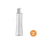 100 ML Plastik Pet Şişe Şeffaf Boş Pet Şişe Opt 24 Ağız Beyaz Disctop Kapaklı Şişe