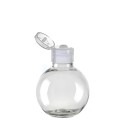 100 ML Plastik Pet Şişe Şeffaf Boş Pet Şişe Küre 24 Ağız Şeffaf Fliptop Kapaklı Şişe