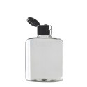 100 ML Plastik Pet Şişe Şeffaf Boş Pet Şişe Sel 24 Ağız Siyah Fliptop Kapaklı Şişe
