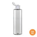 250 ML Plastik Pet Şişe Şeffaf Boş Pet Şişe Yel 24 Ağız Şeffaf Fliptop Kapaklı Şişe