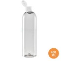 400 ML Plastik Pet Şişe Şeffaf Boş Pet Şişe AS 24 Ağız Beyaz Fliptop Kapaklı Şişe