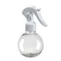 100 ML Plastik Pet Şişe Şeffaf Boş Pet Şişe Küre 24 Ağız Beyaz Mini Triger Spreyli Şişe