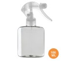 100 ML Plastik Pet Şişe Şeffaf Boş Pet Şişe Sel 24 Ağız Şeffaf Mini Triger Spreyli Şişe