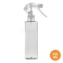 150 ML Plastik Pet Şişe Şeffaf Boş Pet Şişe Kare 24 Ağız Şeffaf Mini Triger Spreyli Şişe