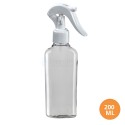 200 ML Plastik Pet Şişe Şeffaf Boş Pet Şişe DE 24 Ağız Beyaz Mini Triger Spreyli Şişe