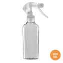 200 ML Plastik Pet Şişe Şeffaf Boş Pet Şişe DE 24 Ağız Şeffaf Mini Triger Spreyli Şişe