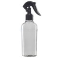 200 ML Plastik Pet Şişe Şeffaf Boş Pet Şişe DE 24 Ağız Siyah Mini Triger Spreyli Şişe