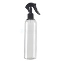 250 ML Plastik Pet Şişe Şeffaf Boş Pet Şişe AS 24 Ağız Siyah Mini Triger Spreyli Şişe