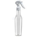 250 ML Plastik Pet Şişe Şeffaf Boş Pet Şişe AT 24 Ağız Beyaz Mini Triger Spreyli Şişe