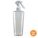 250 ML Plastik Pet Şişe Şeffaf Boş Pet Şişe Ec 24 Ağız  Beyaz Mini Triger Spreyli Şişe