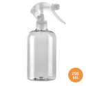 250 ML Plastik Pet Şişe Şeffaf Boş Pet Şişe Zey 24 Ağız Şeffaf Mini Triger Spreyli Şişe