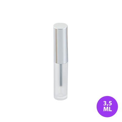 3,5 ML Plastik Eyeliner ve Dipliner Buzlu Şeffaf Tüp Gümüş Kapak Ambalaj 26