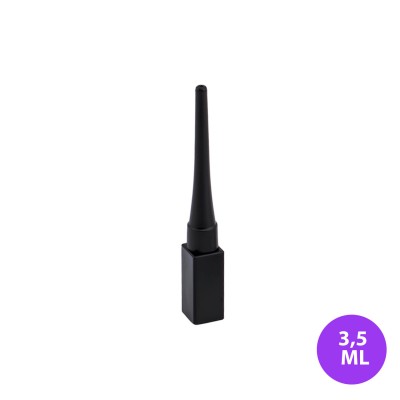 3,5 ML Plastik Eyeliner ve Dipliner Siyah Renk Siyah Kapak Ambalaj 28