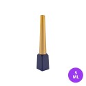 5 ML Plastik Eyeliner ve Dipliner Kare Siyah Renk Uzun Gold Kapak Ambalaj 09