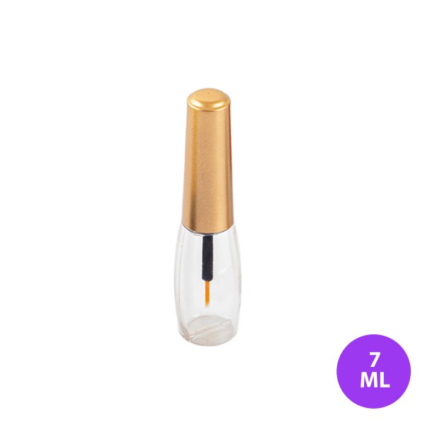 7 ML Plastik Eyeliner ve Dipliner Şeffaf Tüp Gold Kapak Ambalaj 04