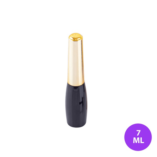 7 ML Plastik Eyeliner ve Dipliner Siyah Tüp Gold Kapak Ambalaj 04