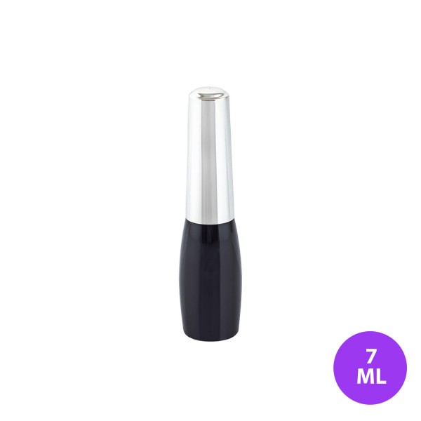7 ML Plastik Eyeliner ve Dipliner Siyah Tüp Gümüş Kapak Ambalaj 04