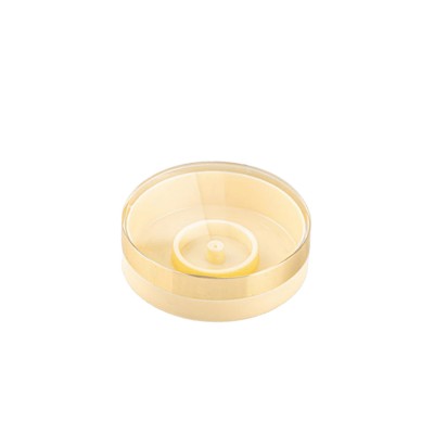 Far - Allık - Pudra Terracotta Plastik Orta Parçası Şeffaf Kapak Gold Şerit Krem Rengi Taban PD16