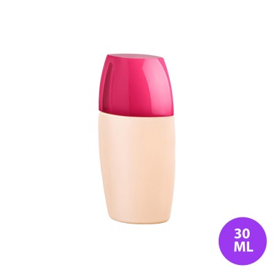 30 ML Plastik Fondöten Boş Tüp Takım Pembe Tüp Pembe Kapak Ambalaj FND03