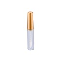 5 GR Lip Gloss Plastik Şeffaf Renk Gold Kapak Ambalaj 09