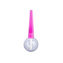 8 GR Lip Gloss Plastik Küre Şeffaf Renk Pembe Kapak Ambalaj 10