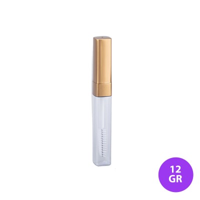12 GR Plastik Rimel - Maskara Şeffaf Renk Gold Kapak Ambalaj 26